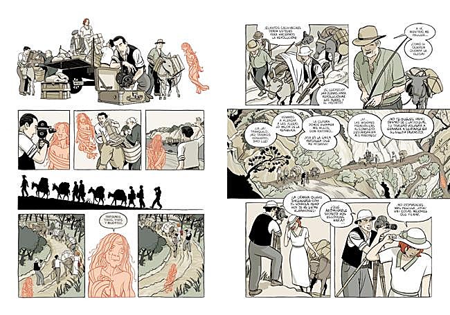 Val del Omar, en algunas viñetas de 'El otro mundo'.