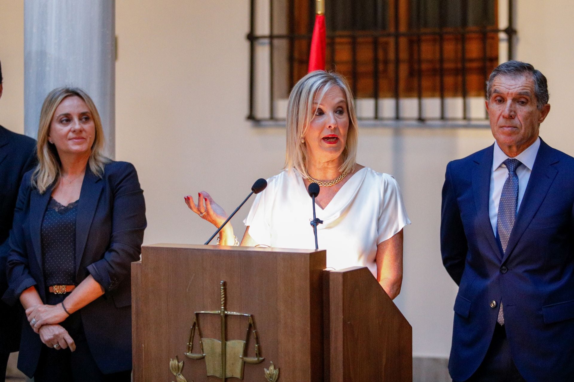 Apertura del año judicial que tuvo lugar ayer en la Real Chancillería de Granada