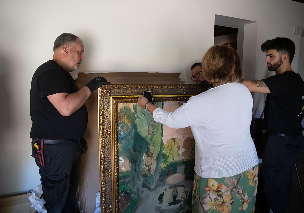 Así fue el traslado del &#039;Jardín de Lindaraja&#039; de Sorolla al Museo Ángel Barrios