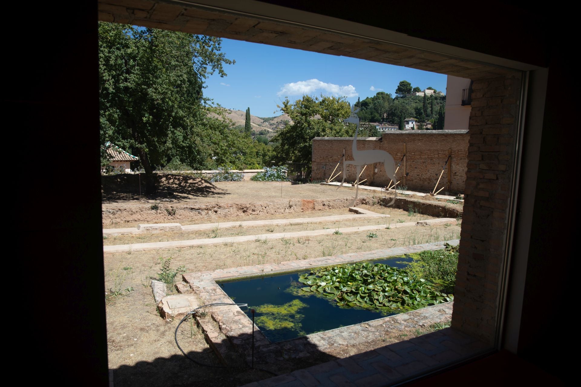 Así fue el traslado del &#039;Jardín de Lindaraja&#039; de Sorolla al Museo Ángel Barrios