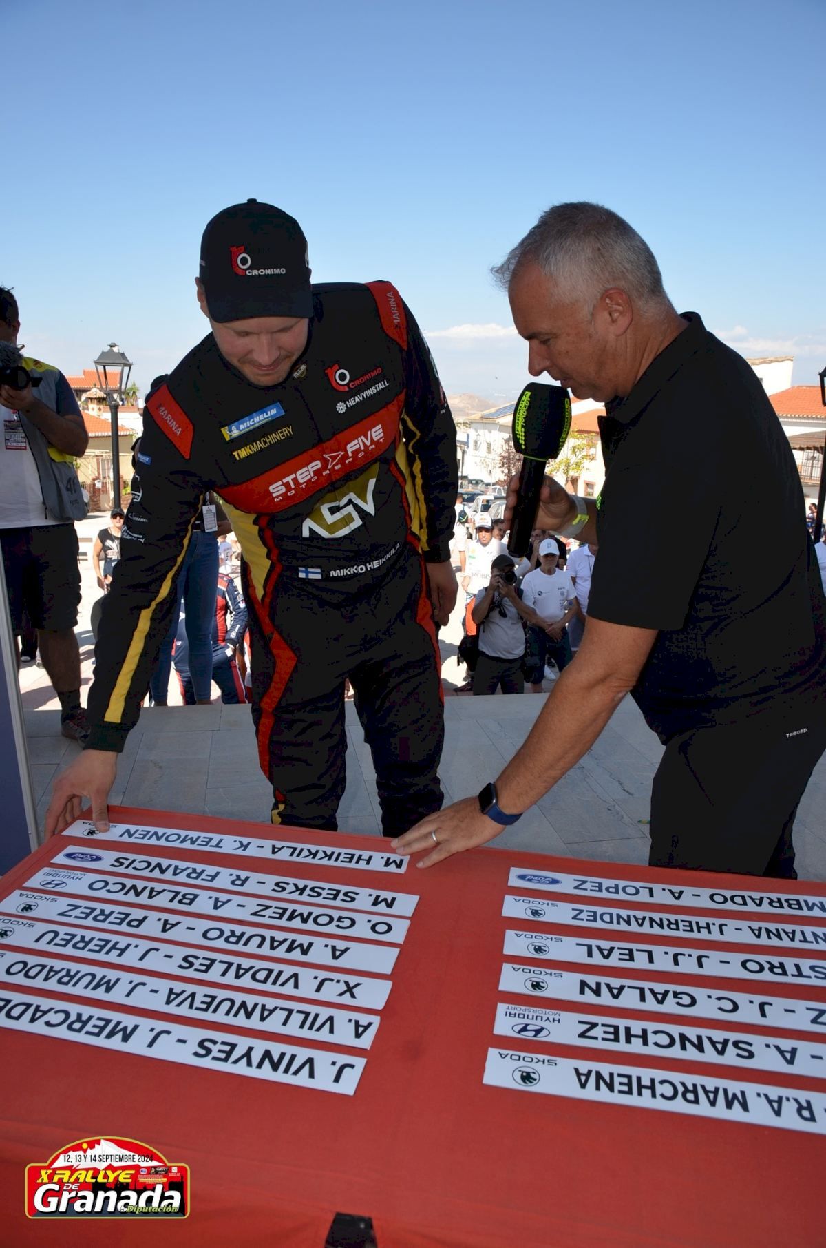 Mikko Heikkilä, en los preparativos de una edición anterior.