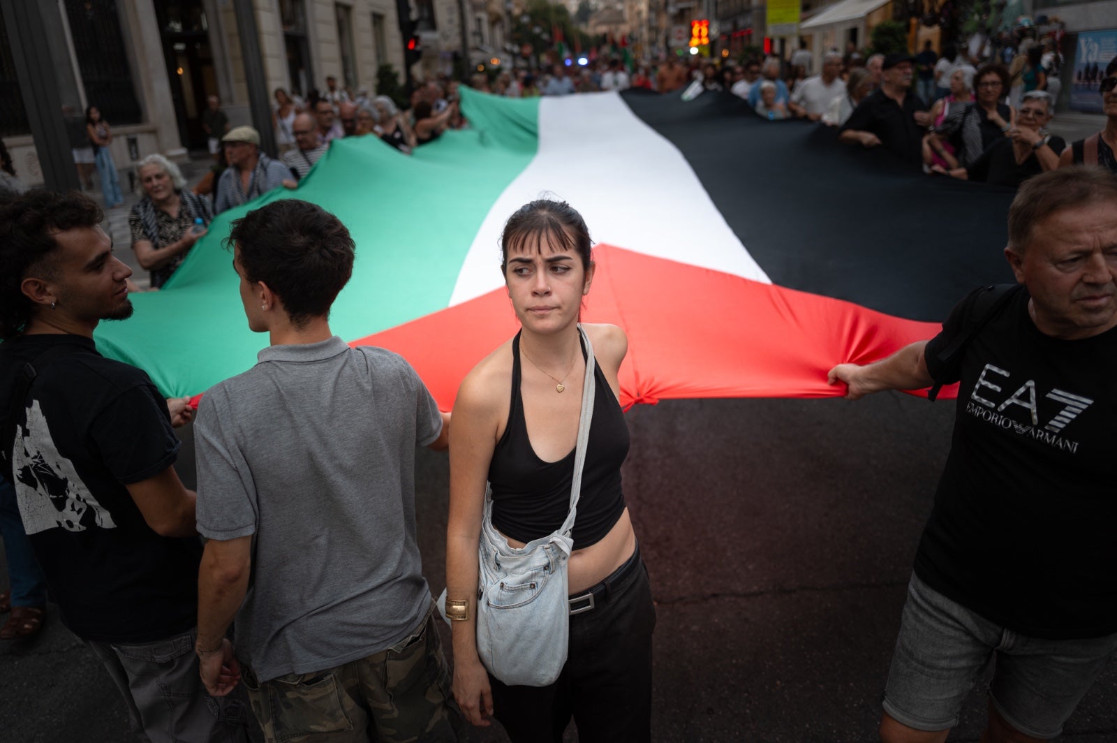 Las imágenes de la marcha en Granada contra el genocidio en Gaza