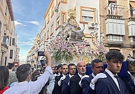 La Virgen de la Capilla, en procesión, en una imagen de archivo.