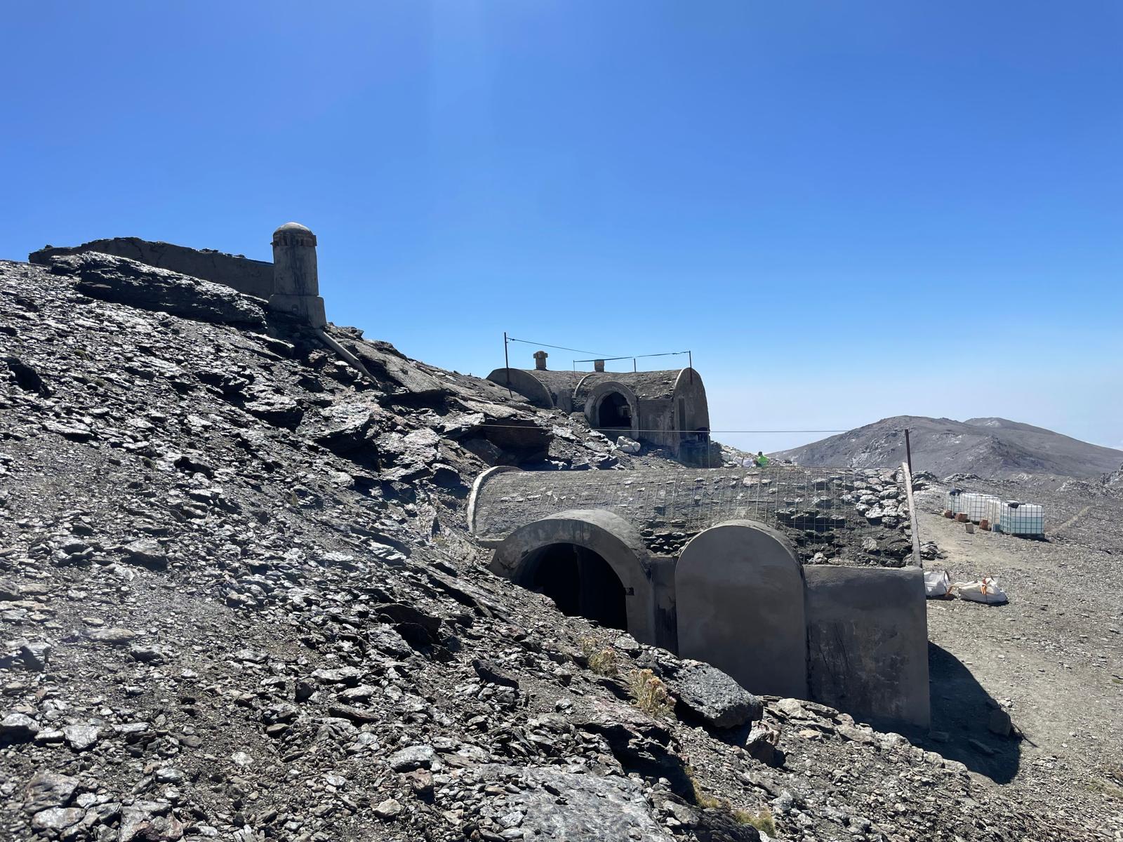 Las obras del refugio de Elorrieta, en imágenes