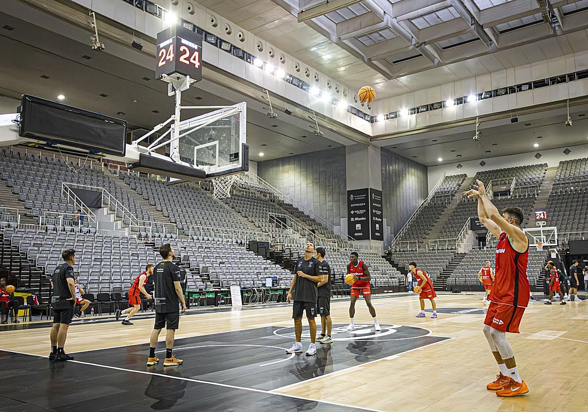 El entrenamiento del Covirán en el Palacio contará con espectadores en las gradas.