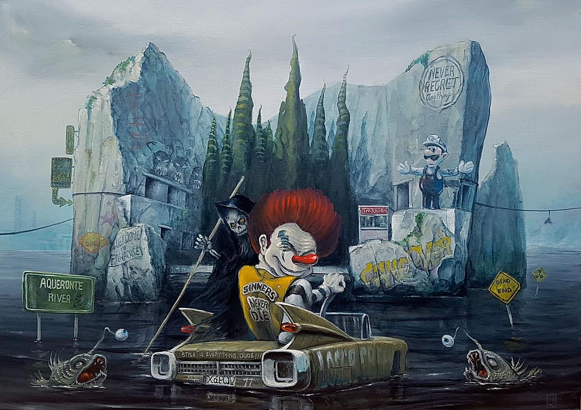 Imagen principal - Obras de la exposición. 