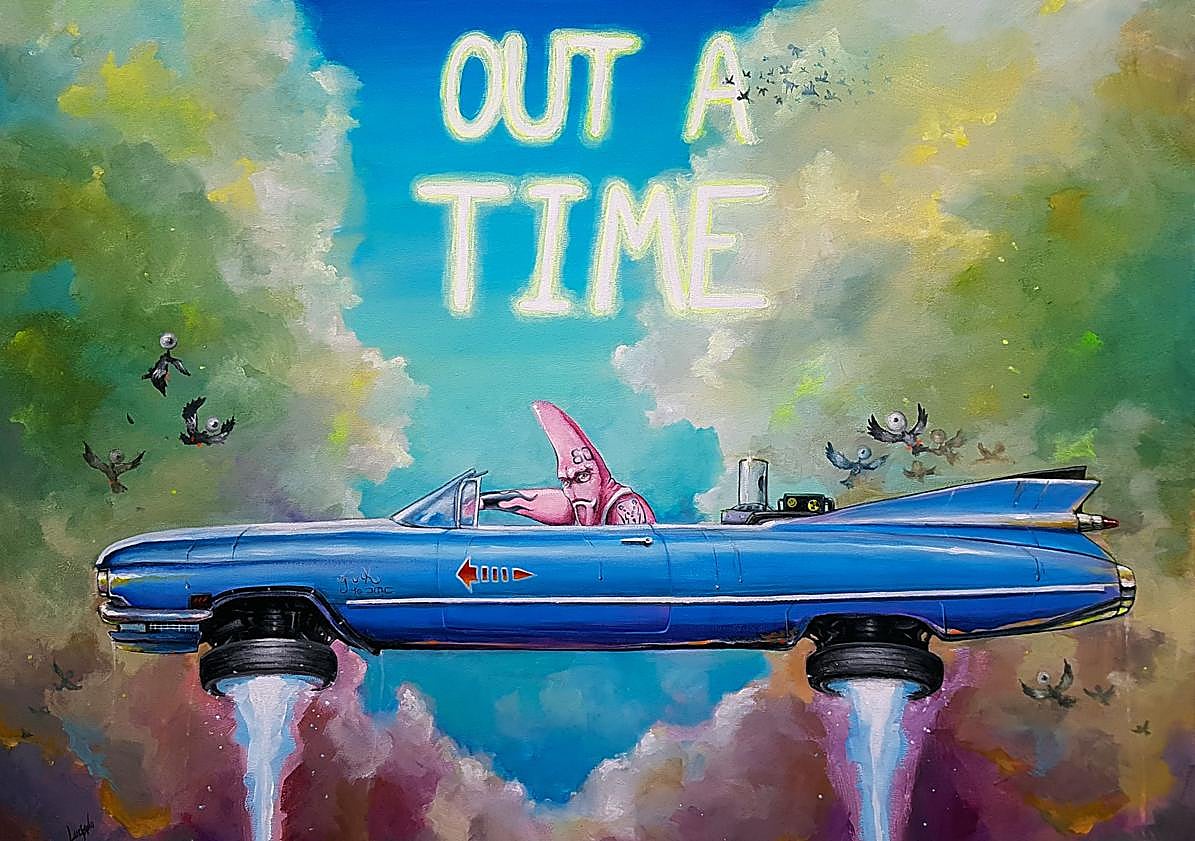 Imagen principal - De Patricio a lo Marty McFly, a Batman y Robin huyendode Mickey, pasando por unsos payasos muy a la Watchmen. 