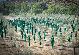Spencer Tunick vino a Granada para hacer uno de sus icónicos retratos.
