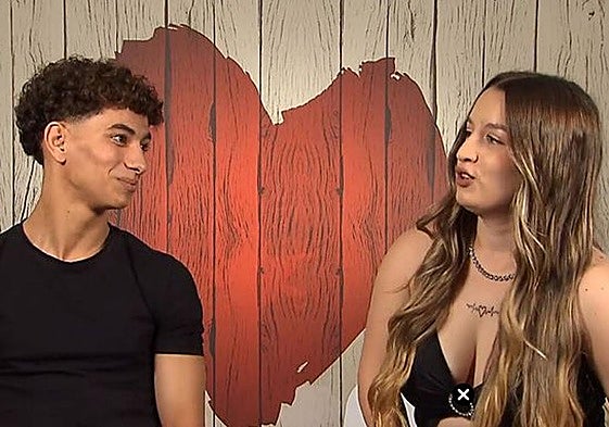 Hamza y Gisela en el programa First Dates.