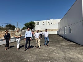 La obra de construcción del centro polivalente municipal en Los Albaricoques entra en su recta final