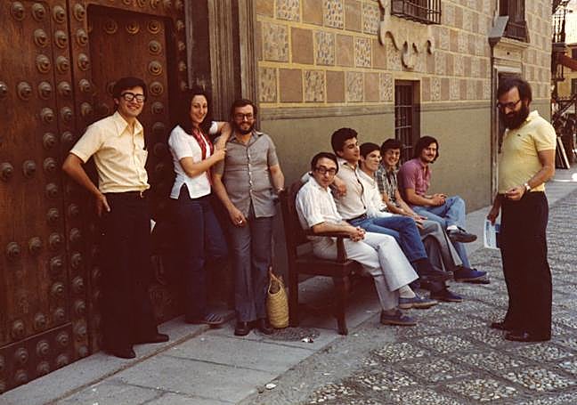 Primera plantilla del IAA-CSIC cuando estaba instalado en La Madraza.