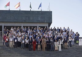Acto institucional para Granada 2031 en el Palacio de Congresos.