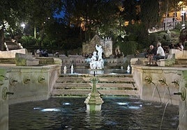 La Fuente del Rey, que muchos comparan con la Fontana de Trevi de Roma