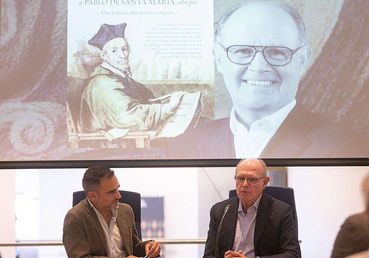 Un momento de la conversación entre Quico Chirino y David Jiménez-Blanco.