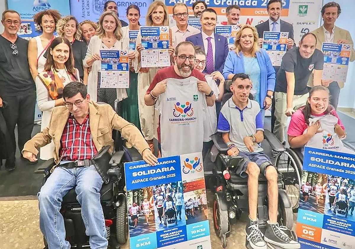 Presentación de la décima edición de la carrera solidaria Aspace.