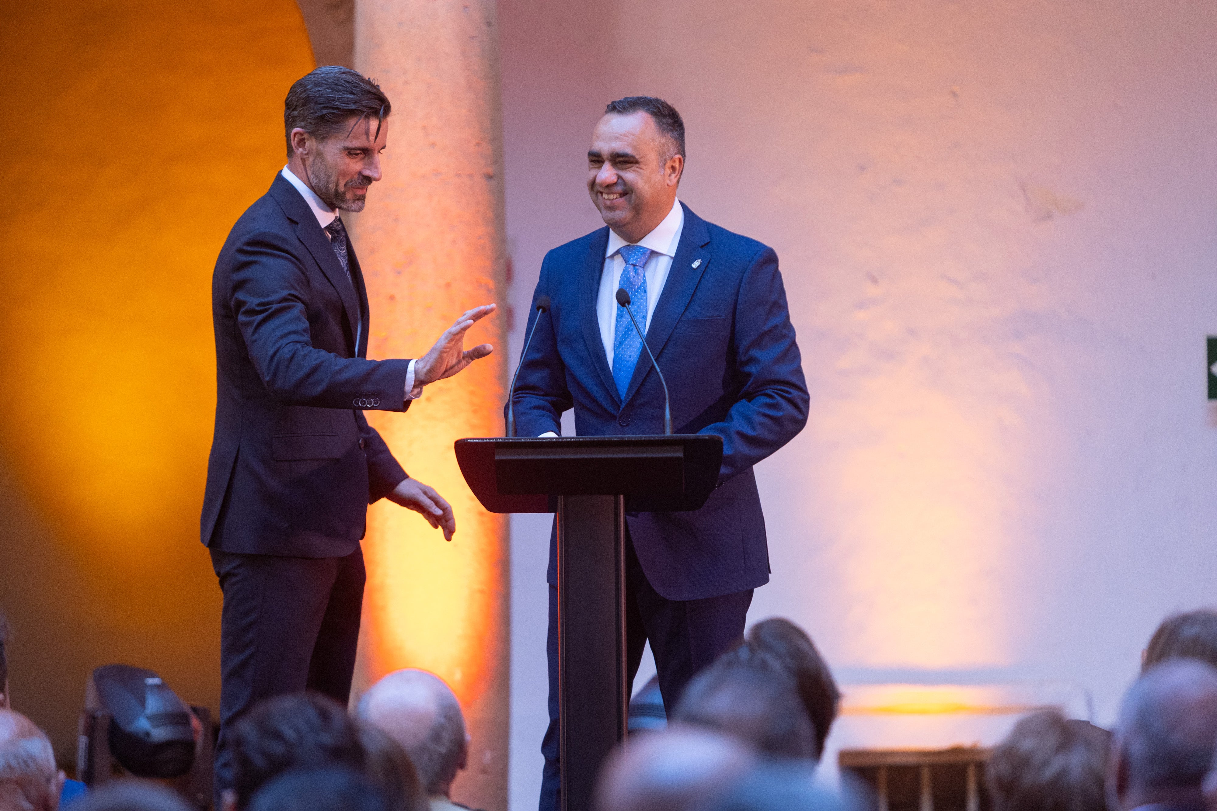 Las imágenes de la inauguración del castillo de La Calahorra este miércoles