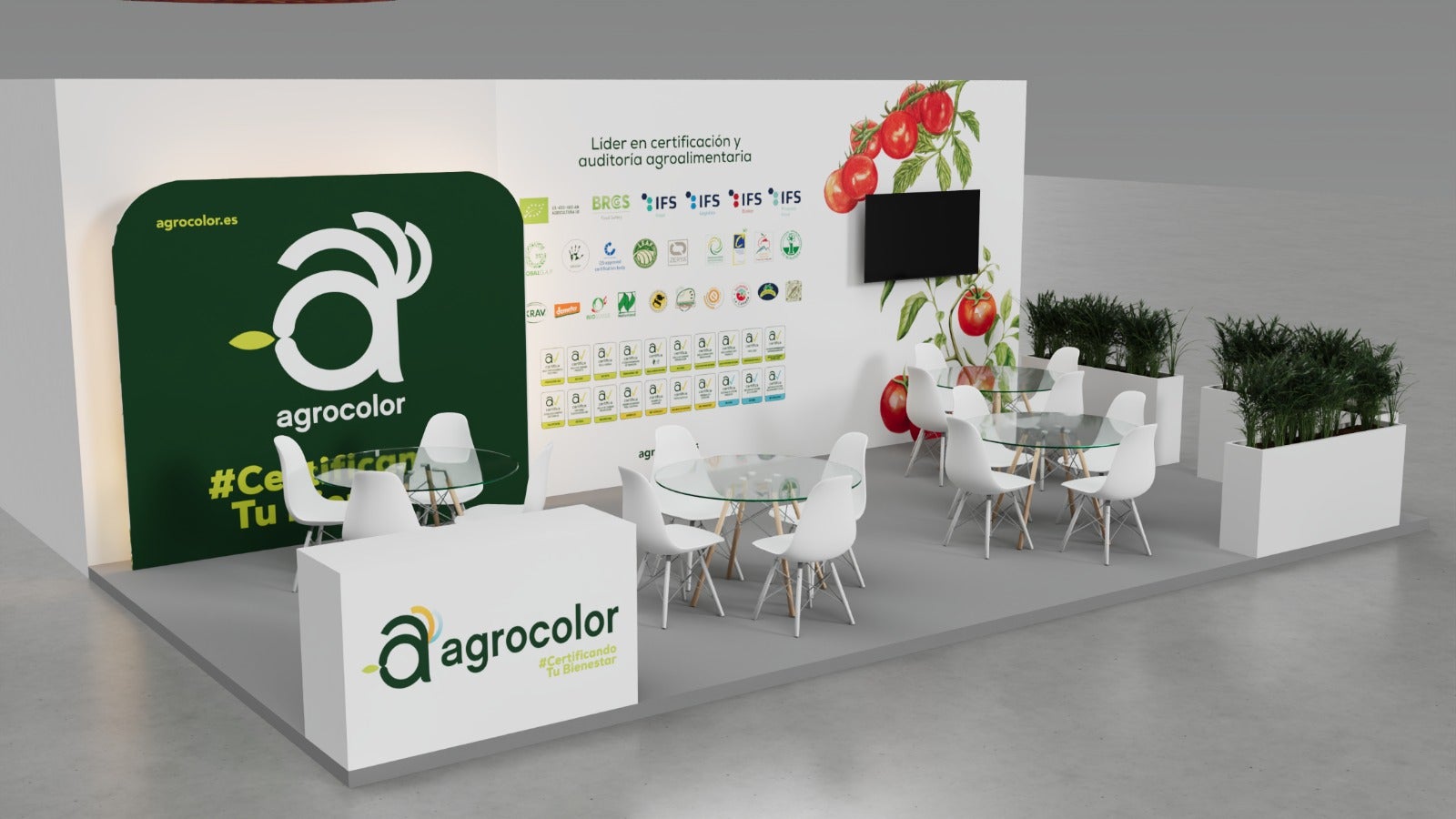 Image del stand de Agrocolor en la presente edición de Fruit Attraction.