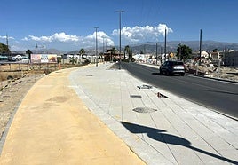 Obras del carril bici entre Churriana y Las Gabias