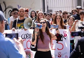 Alumnos de la Universidad de Granada pedían en 2024 el cese de las relaciones entre la UGR e Israel.