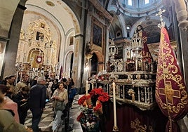 El Señor del Rescate espera para procesionar en unas semanas por Granada.