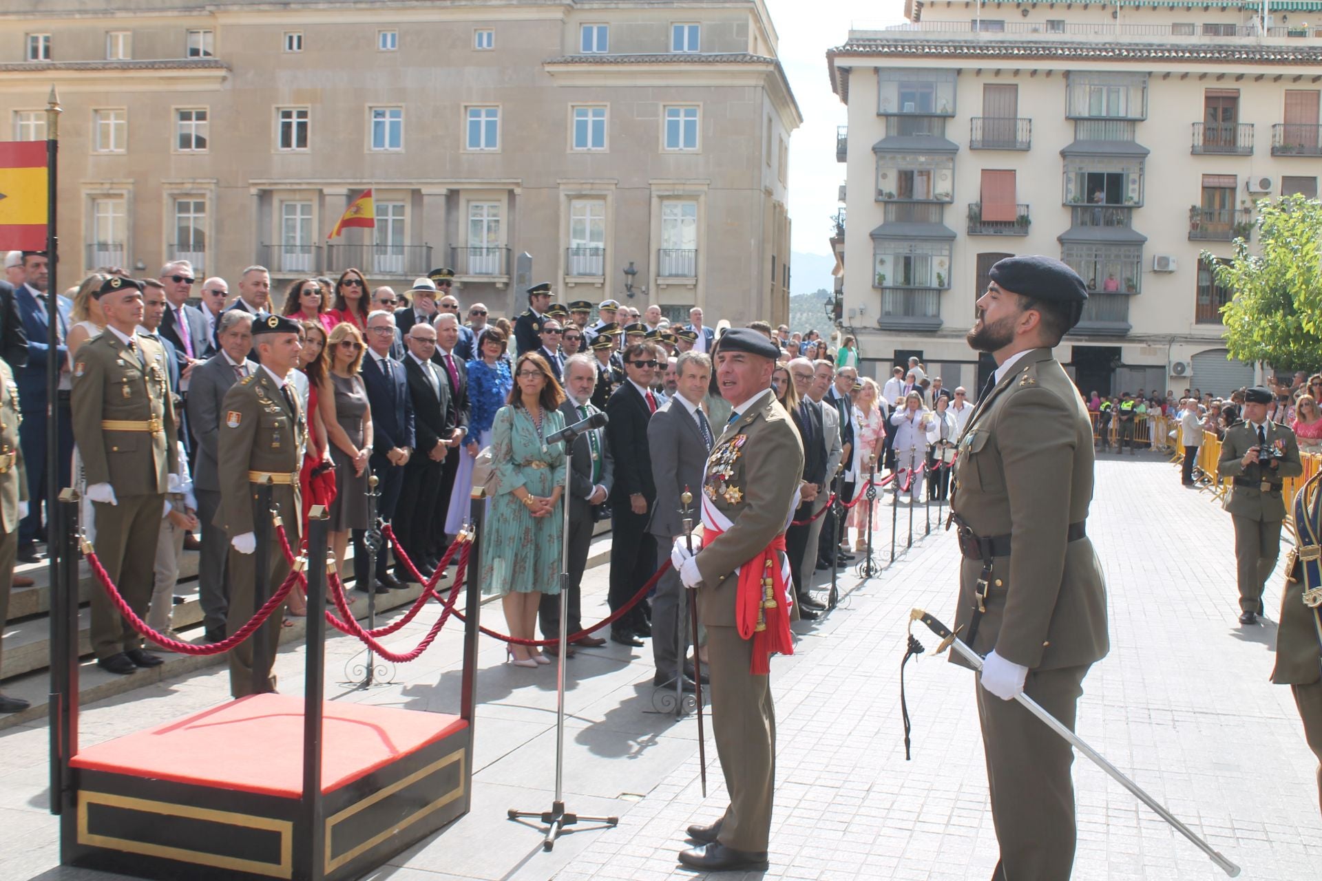 Las imágenes de los 450 civiles que juran bandera en Jaén