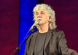 Maryte Martín, en pleno concierto.