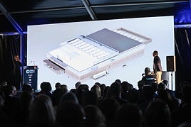 Momento de la presentación del proyecto.