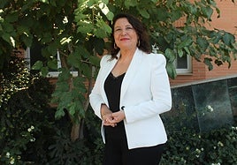 La eurodiputada Carmen Crespo posa antes de la entrevista.