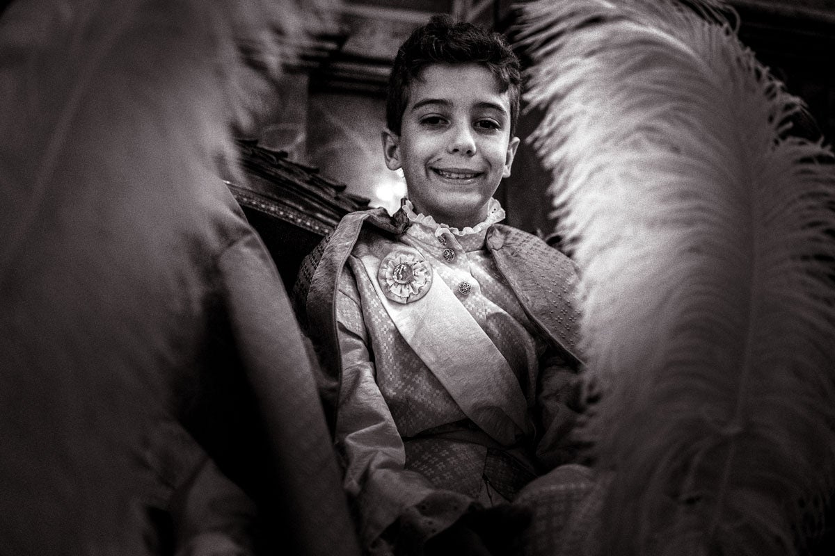 Las imágenes más íntimas de la procesión de la Virgen de las Angustias