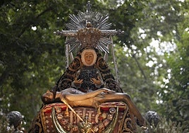 Ambiente en Granada para la procesión de la Virgen de las Angustias
