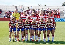 Alineación inicial ante el Atlético de Madrid.