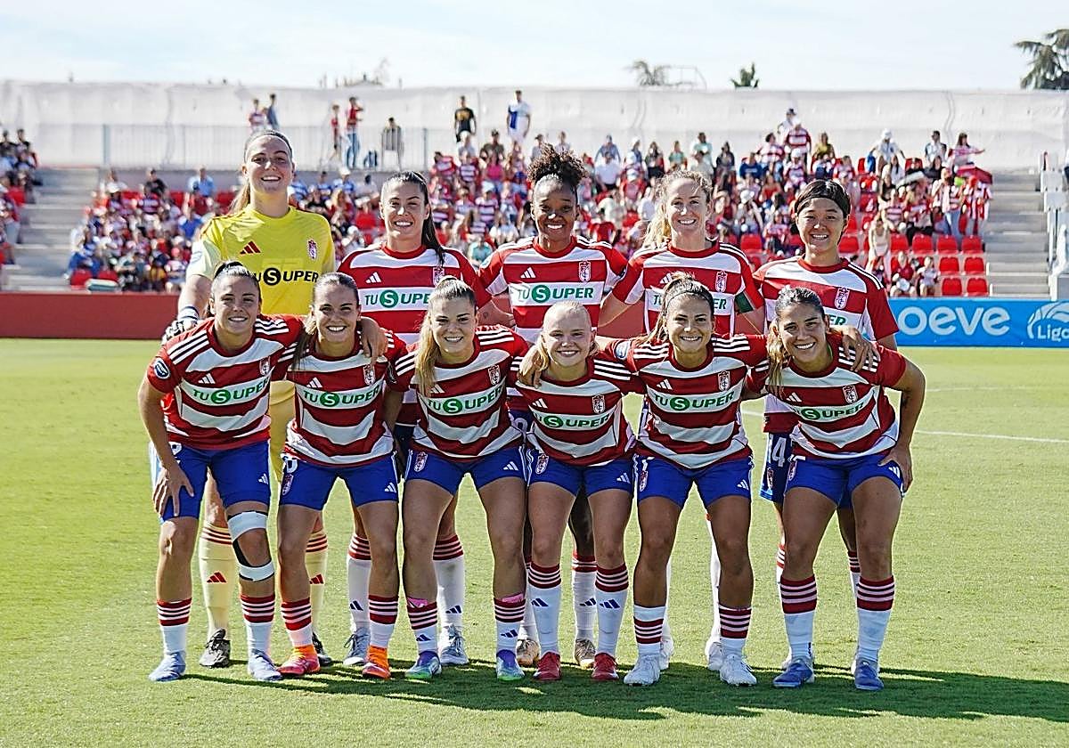Alineación inicial ante el Atlético de Madrid.