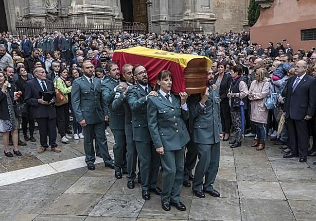 Funeral del guardia civil José Manuel Arcos.
