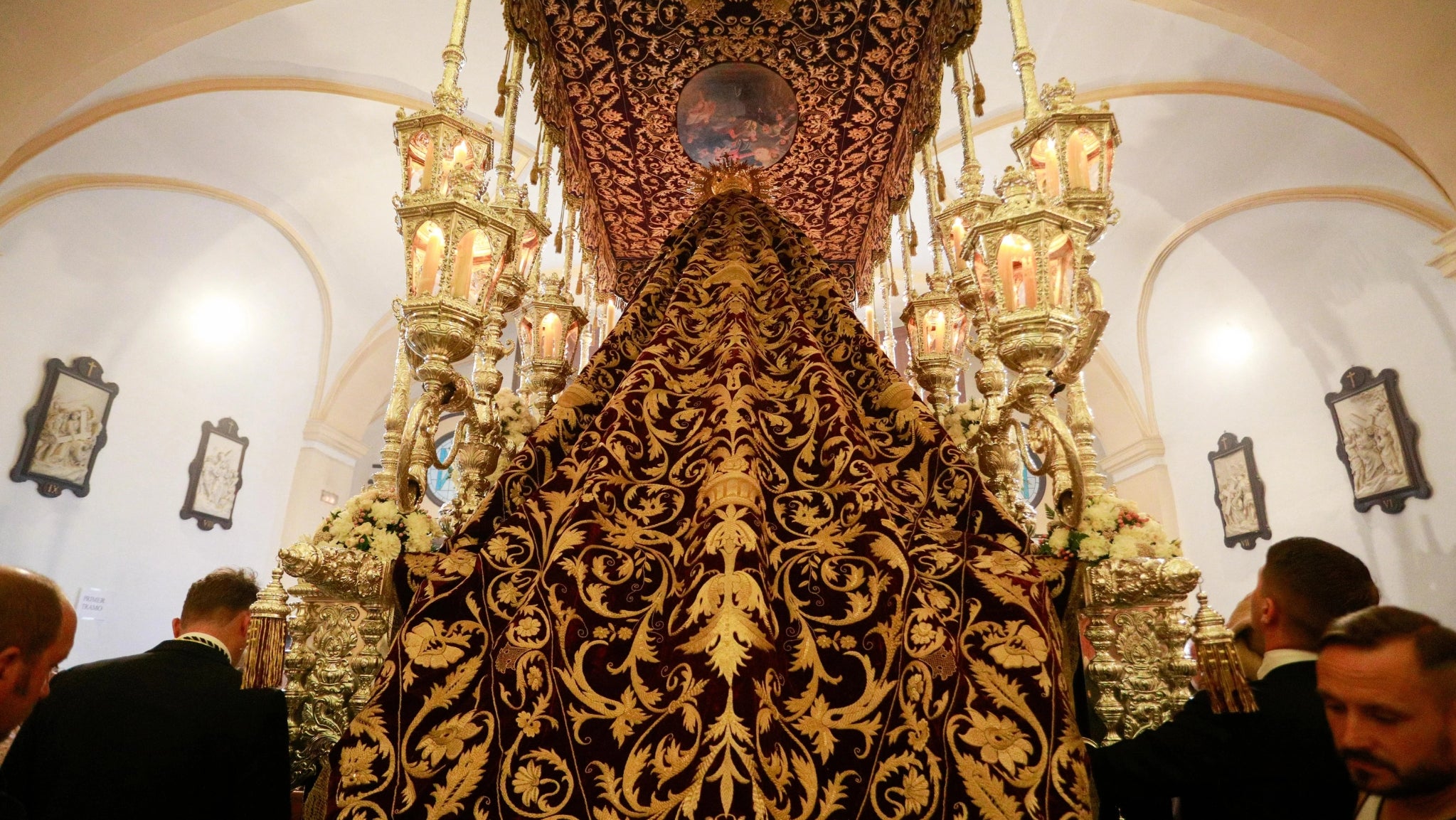 El paso de palio de la Virgen del Mayor Dolor