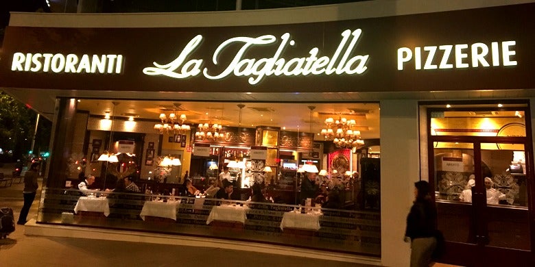 Restaurante La Tagliatella de la calle Recogidas.
