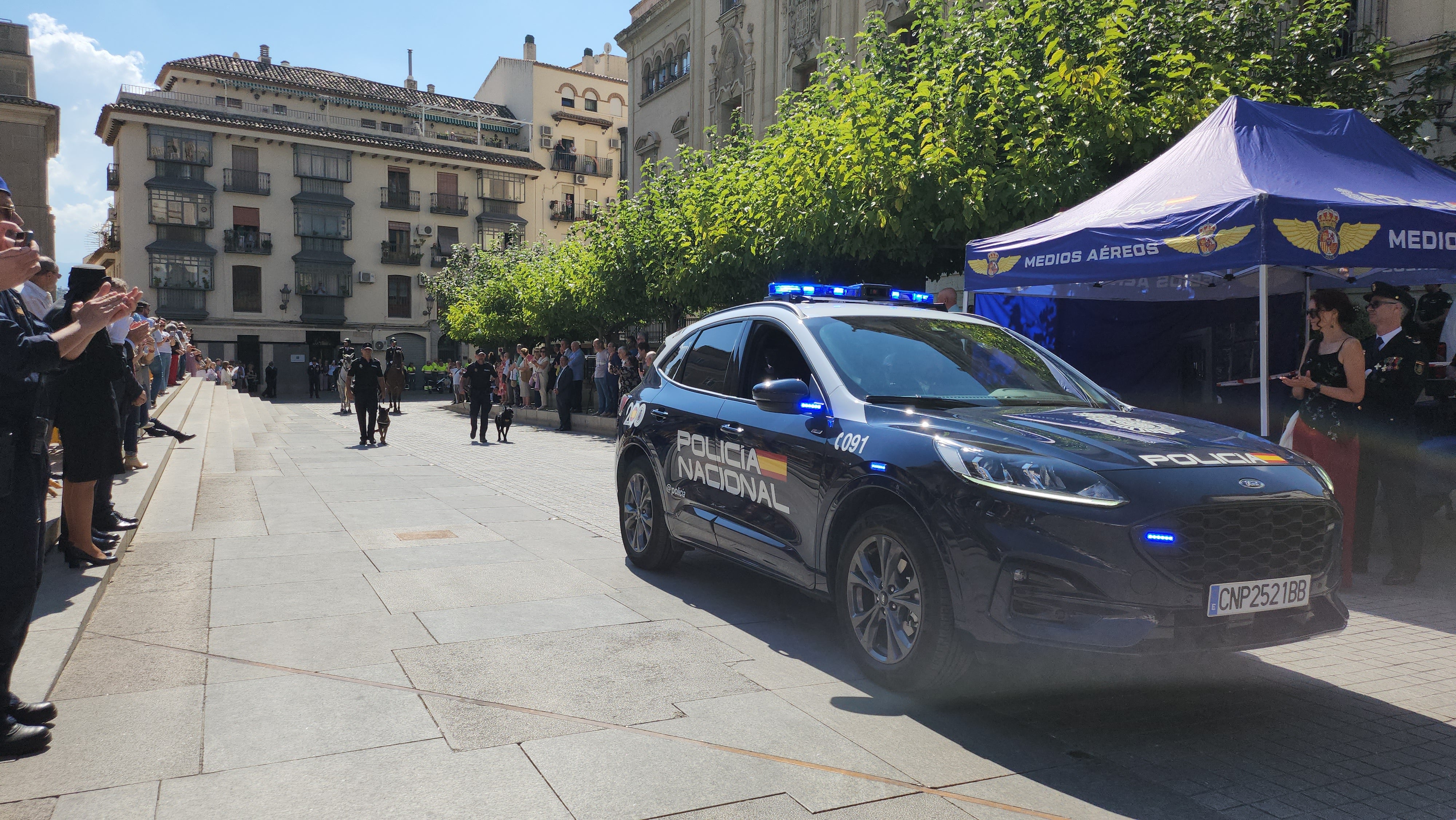 Las imágenes de la Policía Nacional de Jaén en su día grande