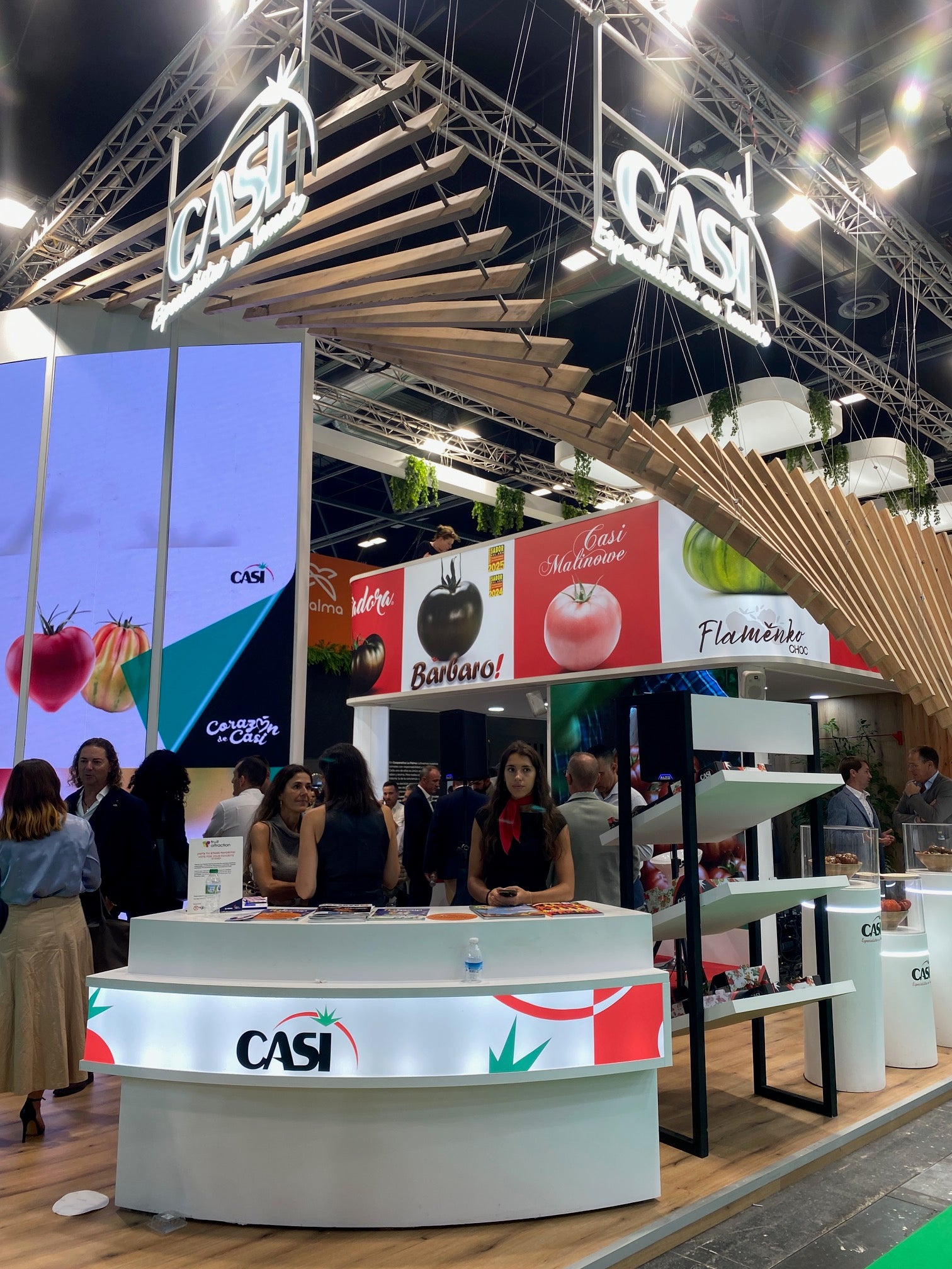 Exterior del stand de CASI en el Pabellón 9 de Fruit Attraction.