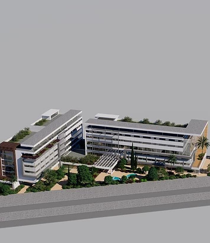 Imagen secundaria 2 - La familia con el pequeño Ricardo y las autoridades en la gala de presentación de la fundación y los bocetos del proyecto.