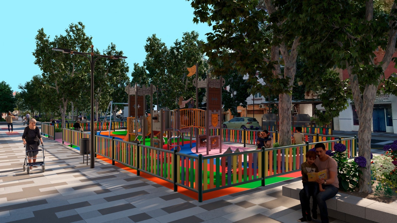 Así va a quedar la Avenida Cervantes tras las obras de remodelación