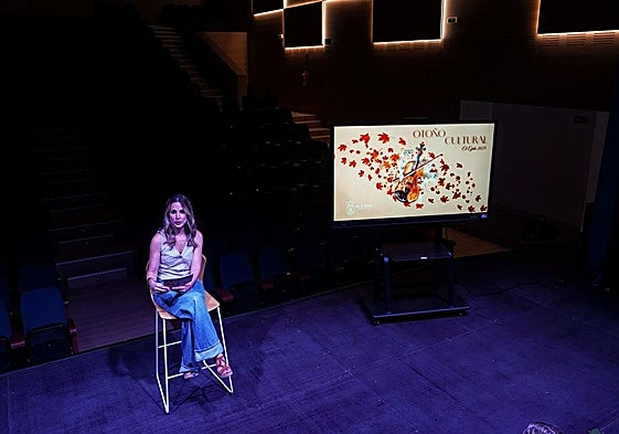 Elena Gómez, en la presentación de la programación de otoño.