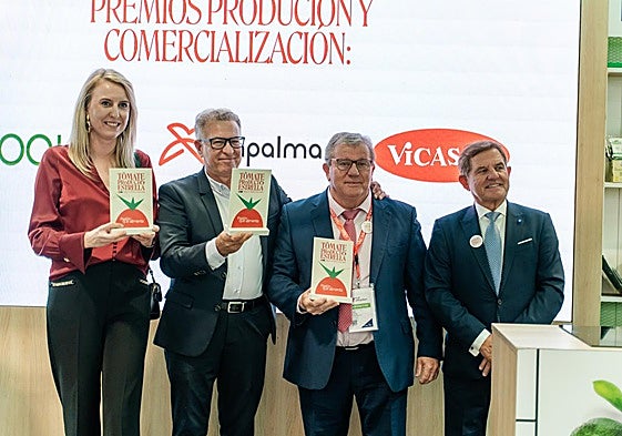 Momento de la entrega de los 'Premios Tomate' en Fruit Attraction.