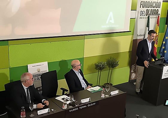 Presentación del aforo en Geolit, en Mengíbar.