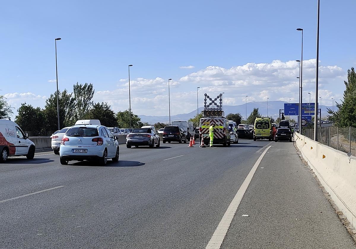 Accidente del microbús en la GR-30.