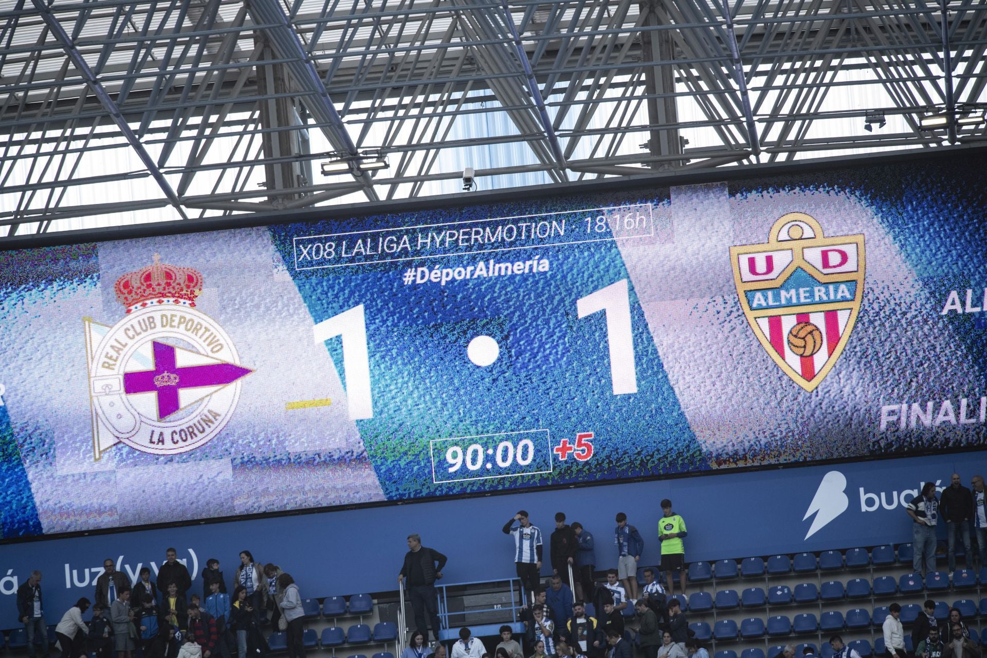 Cabeza y corazón en Riazor