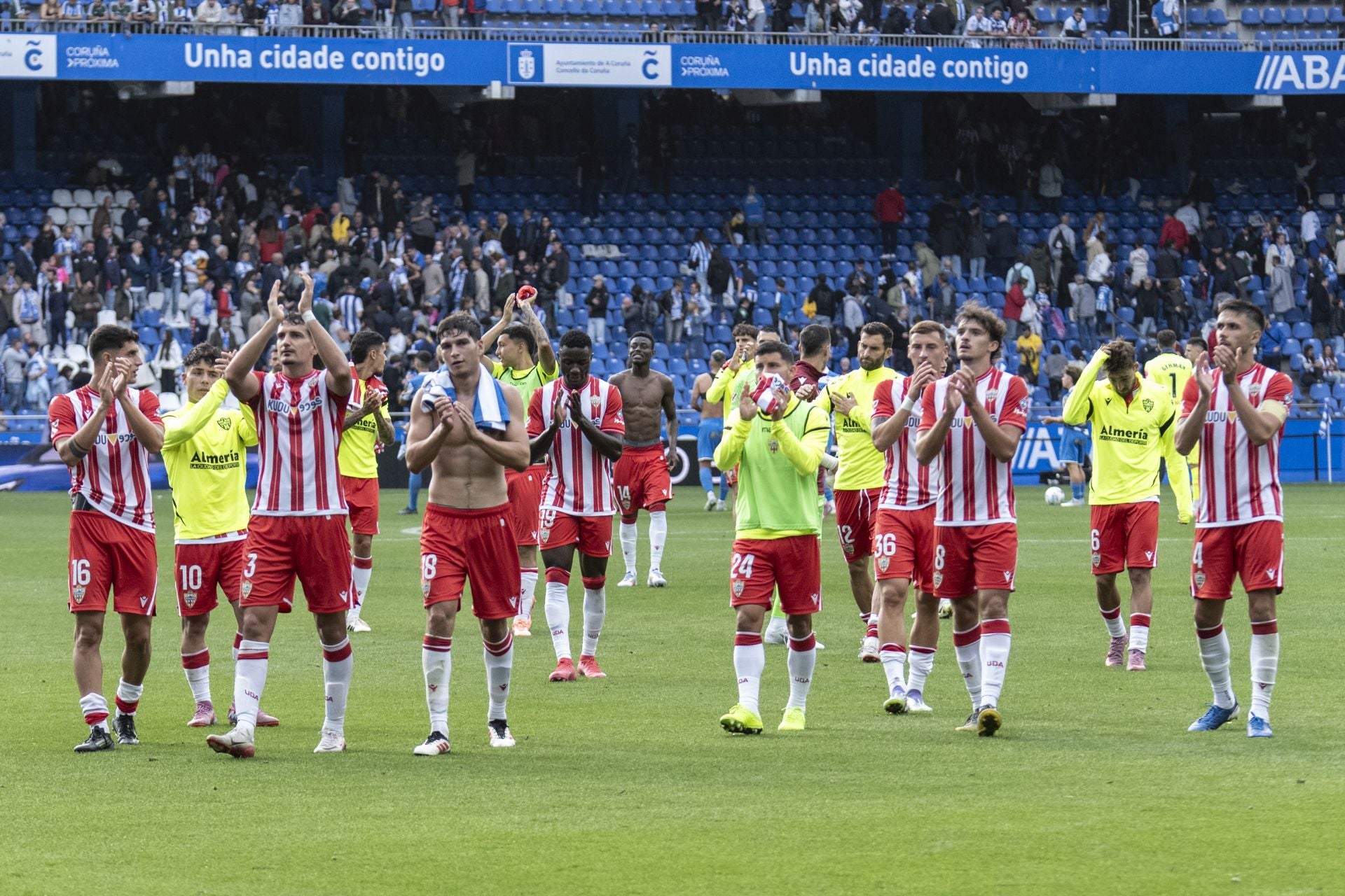 Cabeza y corazón en Riazor