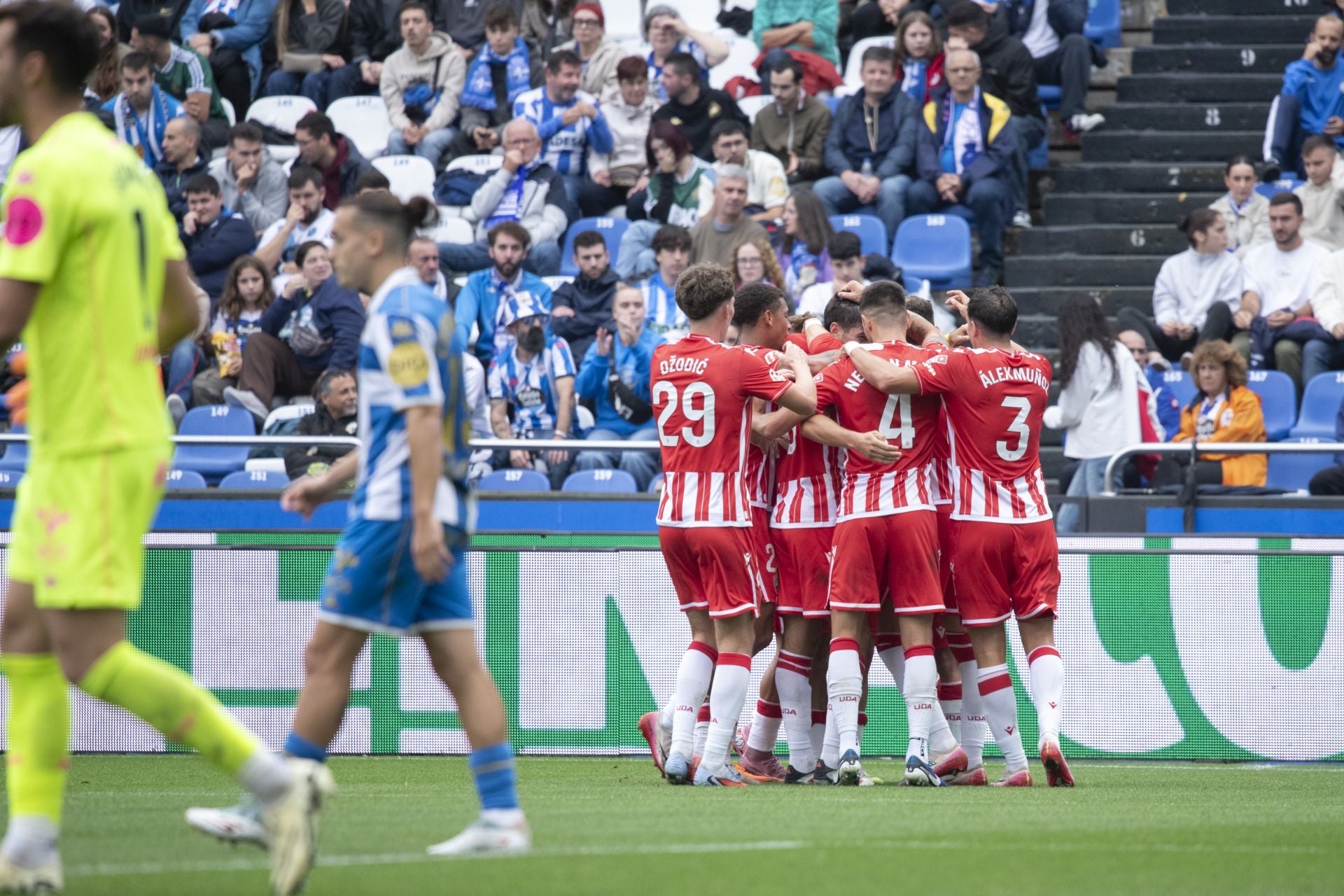 Cabeza y corazón en Riazor