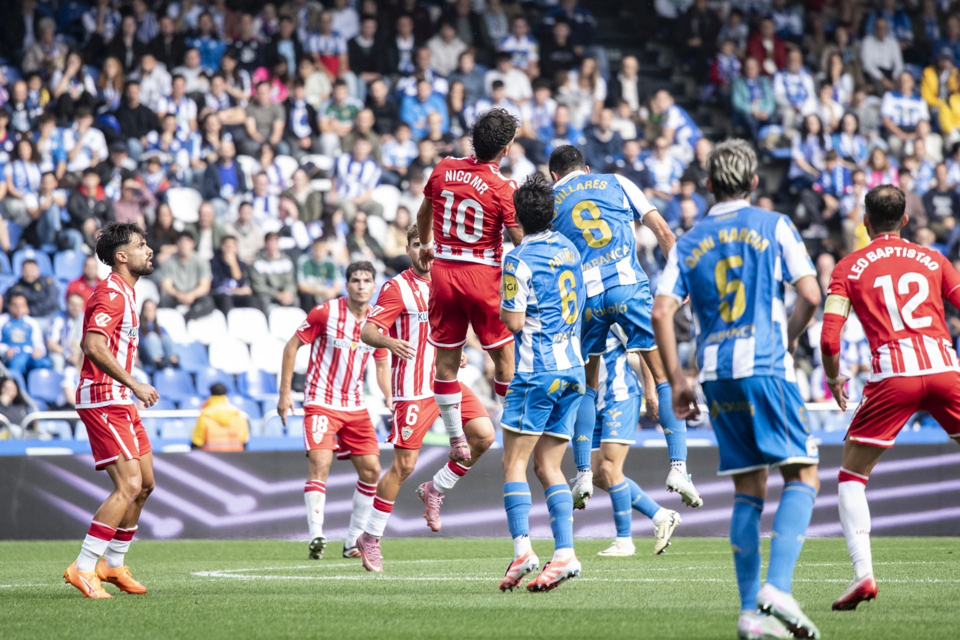 Cabeza y corazón en Riazor