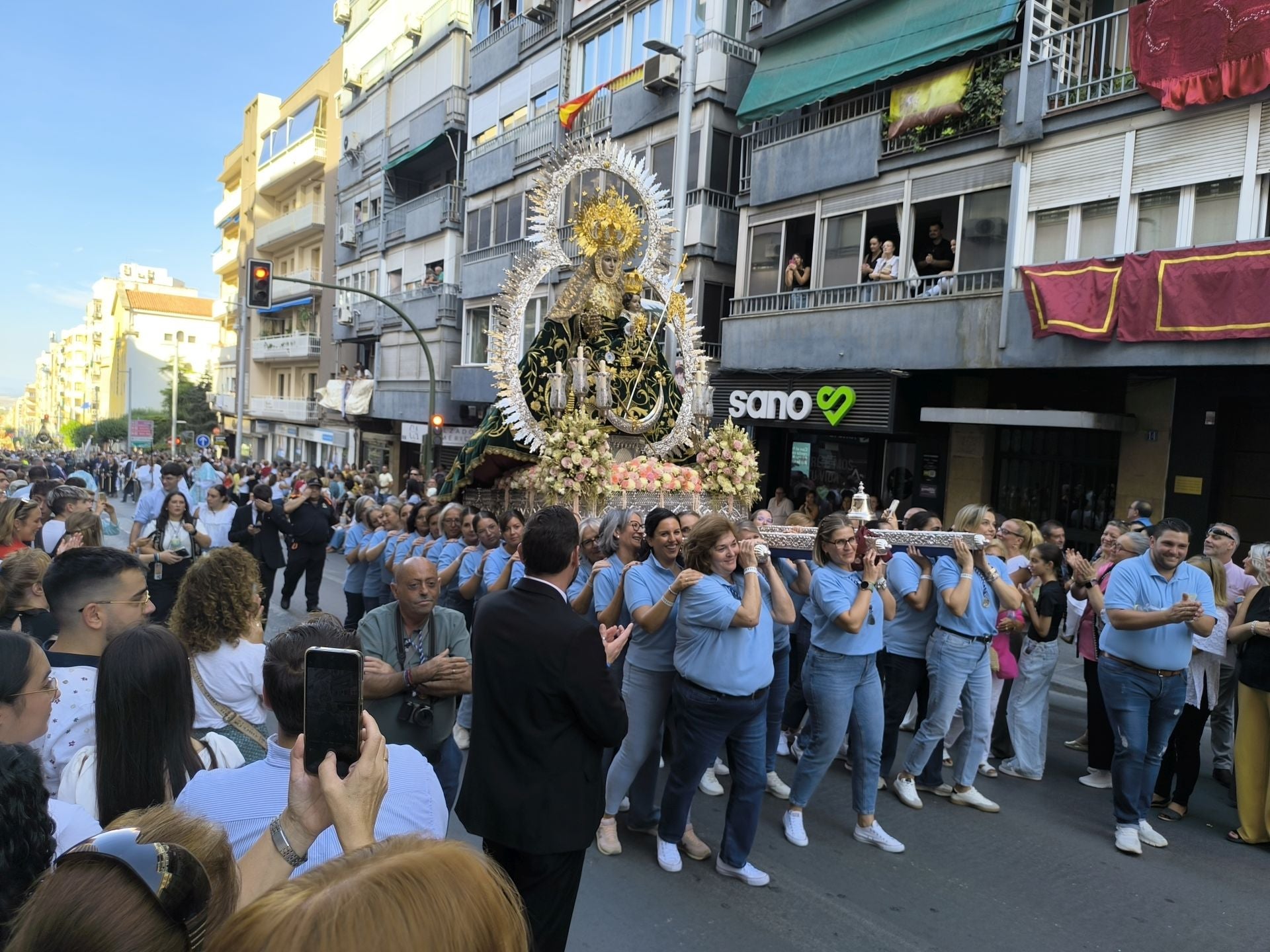 Las imágenes de los cristos y vírgenes que han participado en la Magna de Jaén