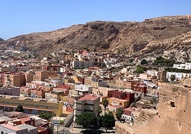 Vistas del barrio de Pescadería y el Centro Histórico de Almería.