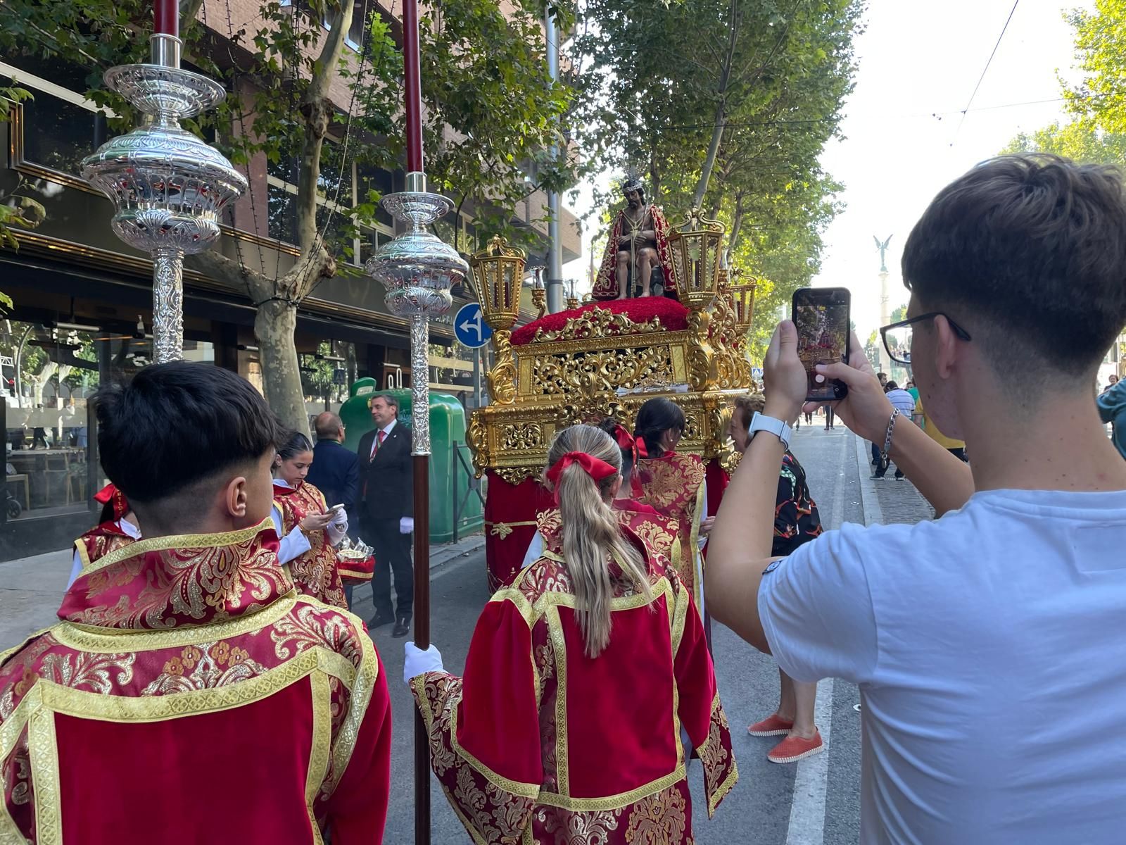 Las imágenes de los cristos y vírgenes que han participado en la Magna de Jaén